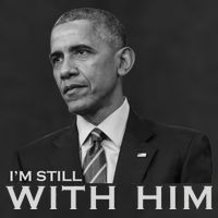 I'm Still With Him President Barack Obama Anti Trump 7 Panel Mesh Trucker Snapback Hat