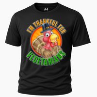 I'm Thankful For Vegetarians Funny Thanksgiving Cooling Performance Crew T-Shirt