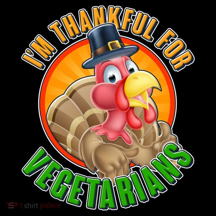 I'm Thankful For Vegetarians Funny Thanksgiving 16 in Basic Backpack