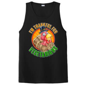 I'm Thankful For Vegetarians Funny Thanksgiving PosiCharge Competitor Tank