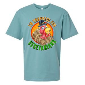 I'm Thankful For Vegetarians Funny Thanksgiving Sueded Cloud Jersey T-Shirt