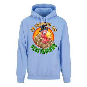 I'm Thankful For Vegetarians Funny Thanksgiving Unisex Surf Hoodie