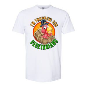 I'm Thankful For Vegetarians Funny Thanksgiving Softstyle CVC T-Shirt