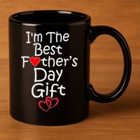 I'm The Best Father's Day Gift 11oz C Handle Ceramic Mug