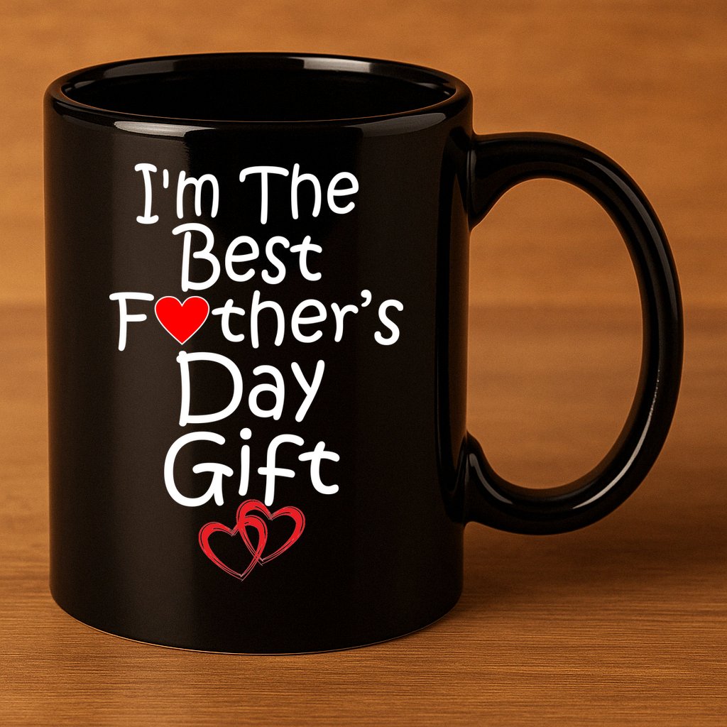 I'm The Best Father's Day Gift 11oz C Handle Ceramic Mug