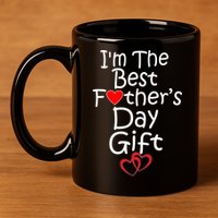 I'm The Best Father's Day Gift 11oz C Handle Ceramic Mug