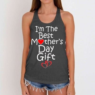 I'm The Best Mother's Day Gift Women's Knotted Racerback Tank