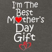 I'm The Best Mother's Day Gift Cotton Canvas Backpack