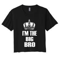 I'm The Big Bro Women's Crop Top Tee