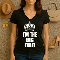 I'm The Big Bro Women's V-Neck T-Shirt