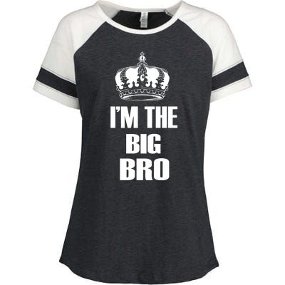 I'm The Big Bro Enza Ladies Jersey Colorblock Tee