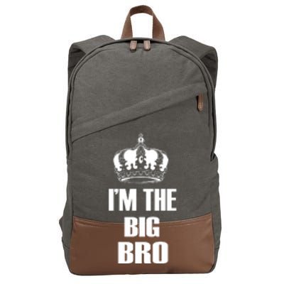 I'm The Big Bro Cotton Canvas Backpack