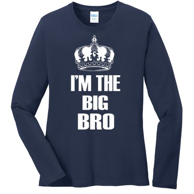 I'm The Big Bro Ladies Long Sleeve Shirt