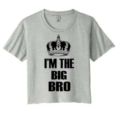 I'm The Big Bro Women's Crop Top Tee