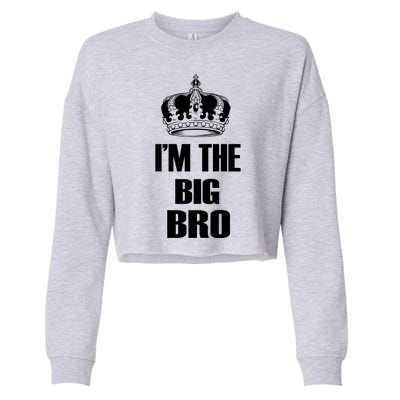 I'm The Big Bro Cropped Pullover Crew