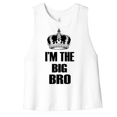 I'm The Big Bro Women's Racerback Cropped Tank