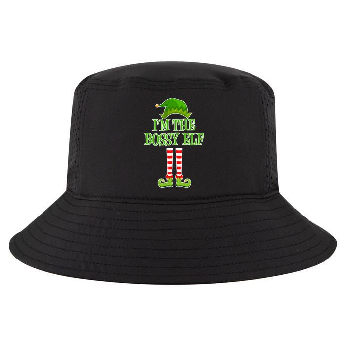 I'm The Bossy Elf Matching Family Christmas Cool Comfort Performance Bucket Hat