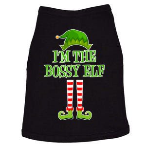 I'm The Bossy Elf Matching Family Christmas Doggie Tank