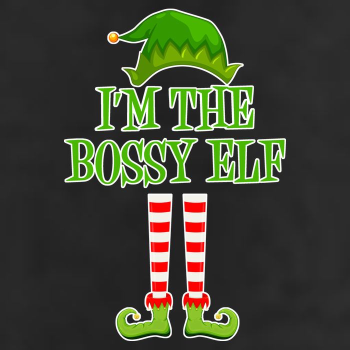 I'm The Bossy Elf Matching Family Christmas Beanie