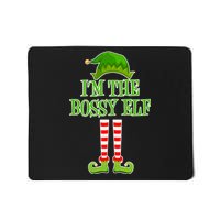 I'm The Bossy Elf Matching Family Christmas Mousepad