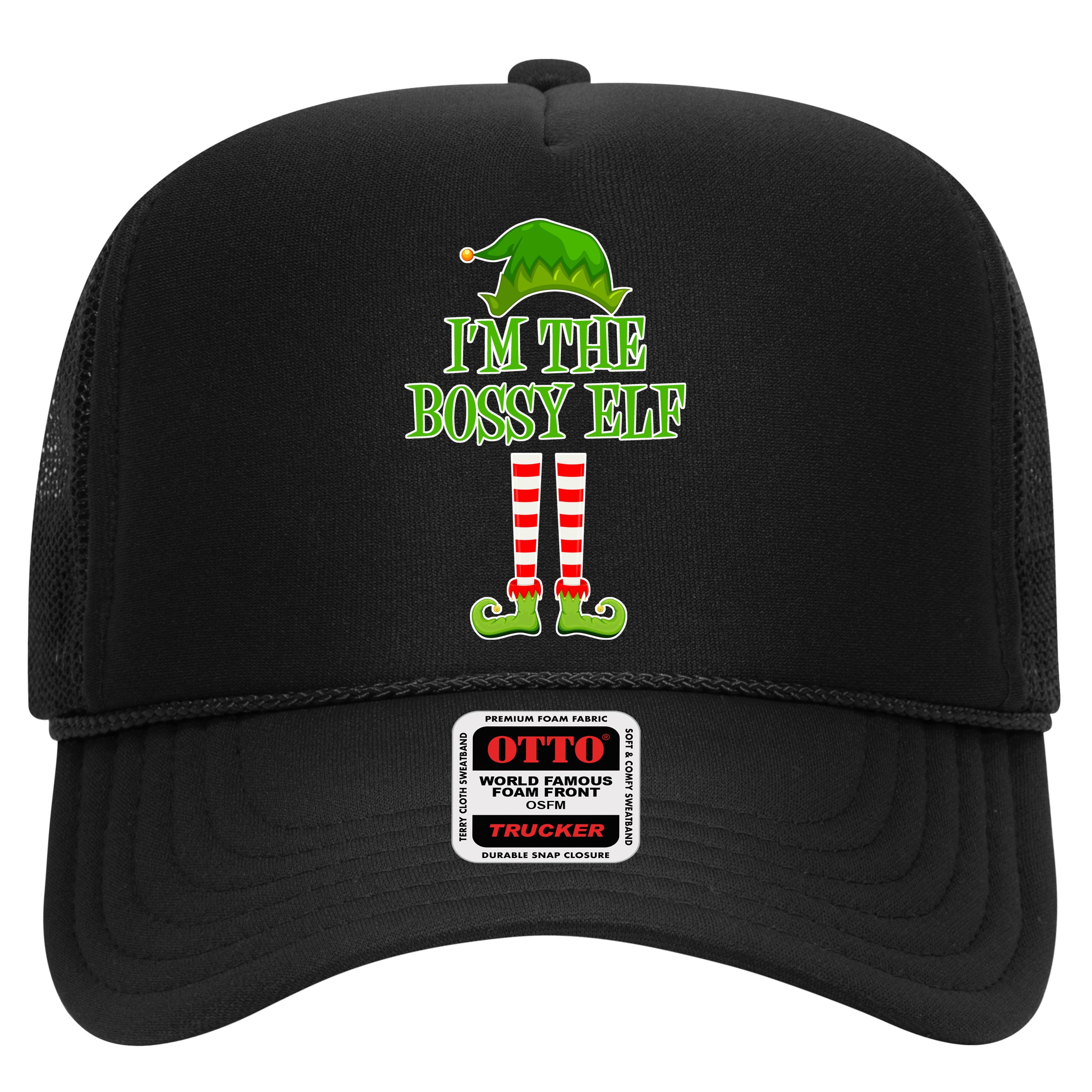I'm The Bossy Elf Matching Family Christmas Hat