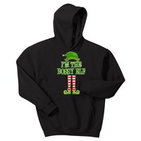 I'm The Bossy Elf Matching Family Christmas Kids Hoodie