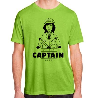 I'm The Captain Here Adult ChromaSoft Performance T-Shirt