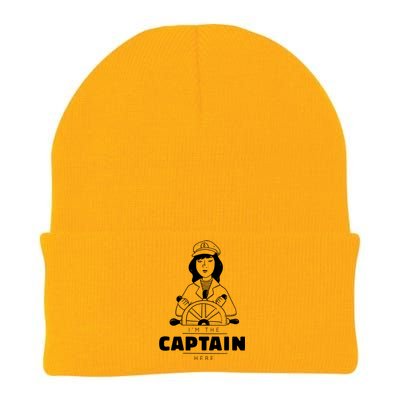 I'm The Captain Here Knit Cap Winter Beanie