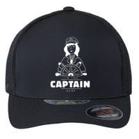 I'm The Captain Here Flexfit Unipanel Trucker Cap