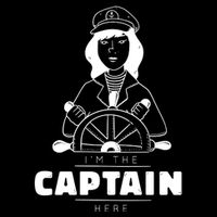 I'm The Captain Here Flexfit Unipanel Trucker Cap