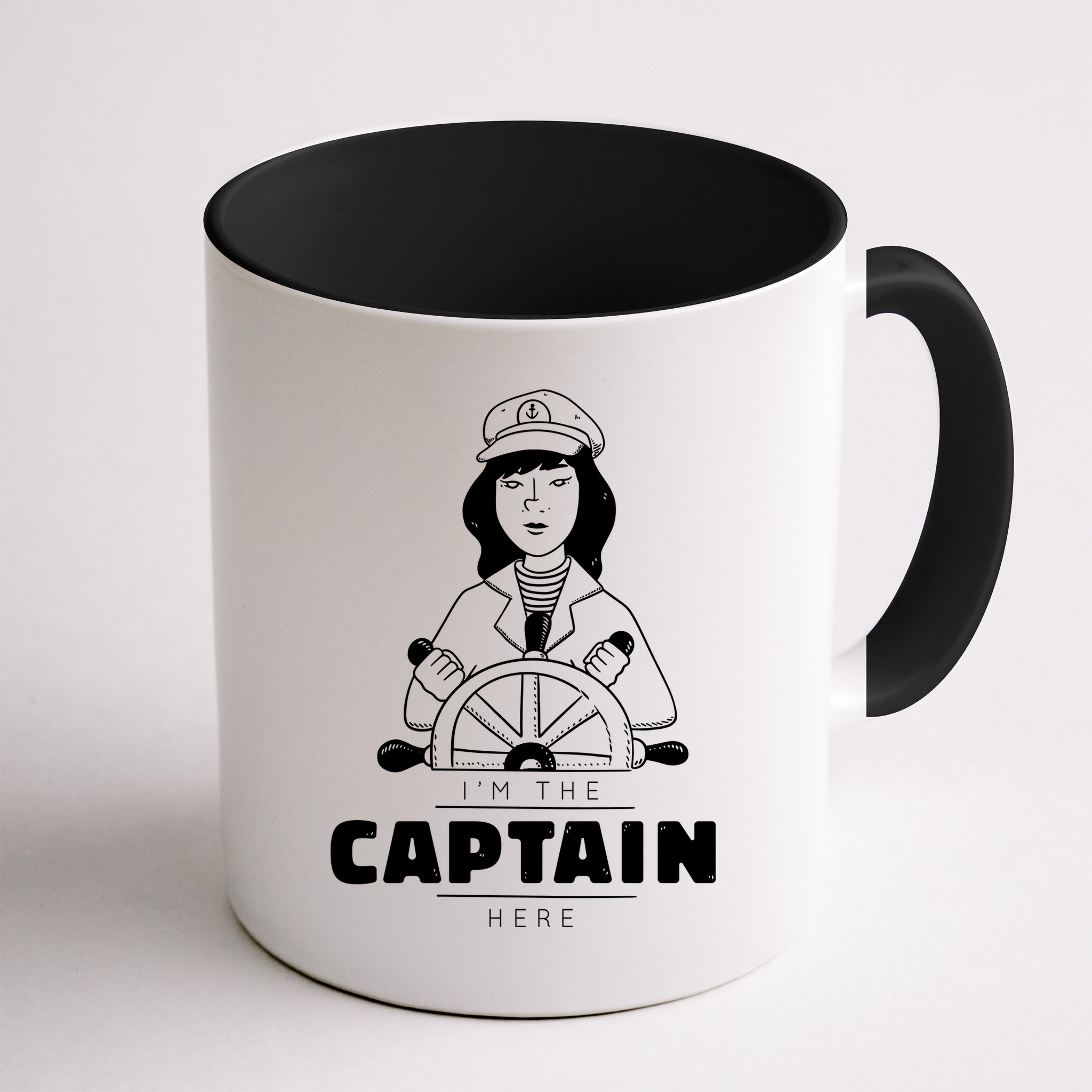 I'm The Captain Here Mug