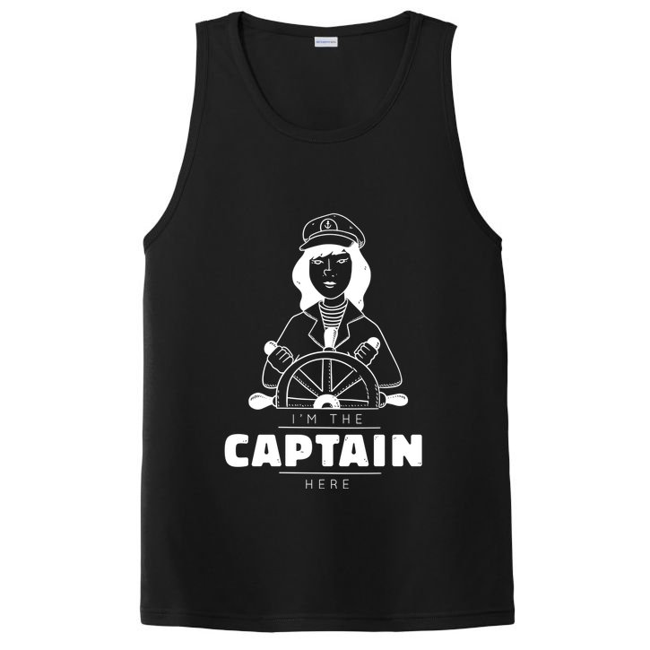 I'm The Captain Here PosiCharge Competitor Tank