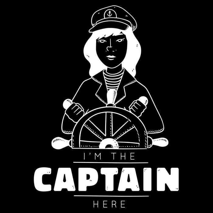 I'm The Captain Here Crop Top