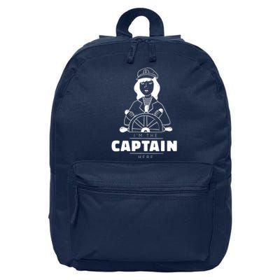 I'm The Captain Here 16 in Basic Backpack