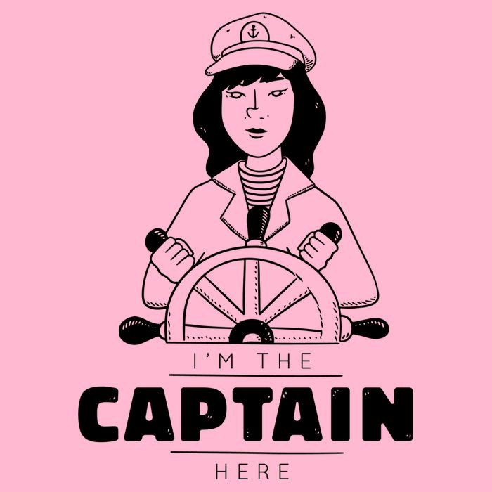 I'm The Captain Here Long Sleeve Shirt
