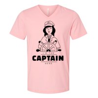 I'm The Captain Here V-Neck T-Shirt