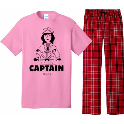 I'm The Captain Here Pajama Set