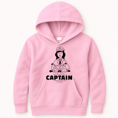 I'm The Captain Here Kids Hoodie