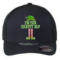 I'm The Chatty Elf Matching Family Christmas Flexfit Unipanel Trucker Cap