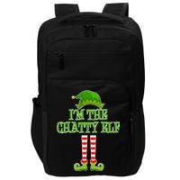 I'm The Chatty Elf Matching Family Christmas Impact Tech Backpack