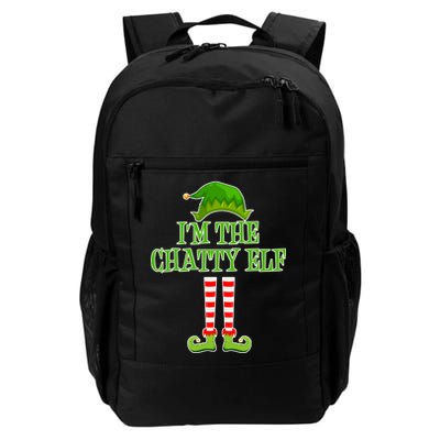 I'm The Chatty Elf Matching Family Christmas Daily Commute Backpack