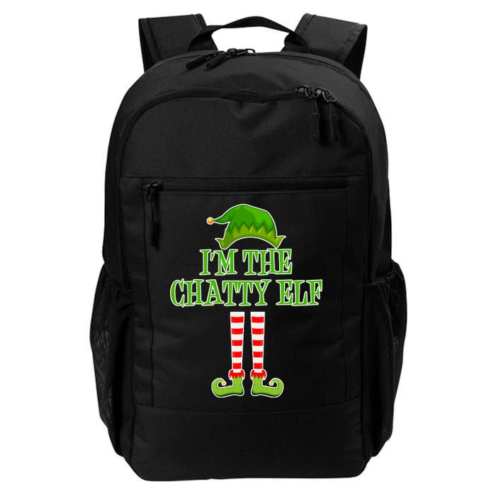 I'm The Chatty Elf Matching Family Christmas Daily Commute Backpack