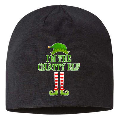 I'm The Chatty Elf Matching Family Christmas Sustainable Beanie