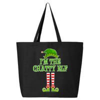 I'm The Chatty Elf Matching Family Christmas 25L Jumbo Tote