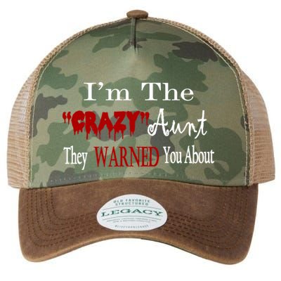 I'm The Crazy Aunt They Warned You About Legacy Tie Dye Trucker Hat