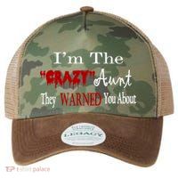 I'm The Crazy Aunt They Warned You About Legacy Tie Dye Trucker Hat