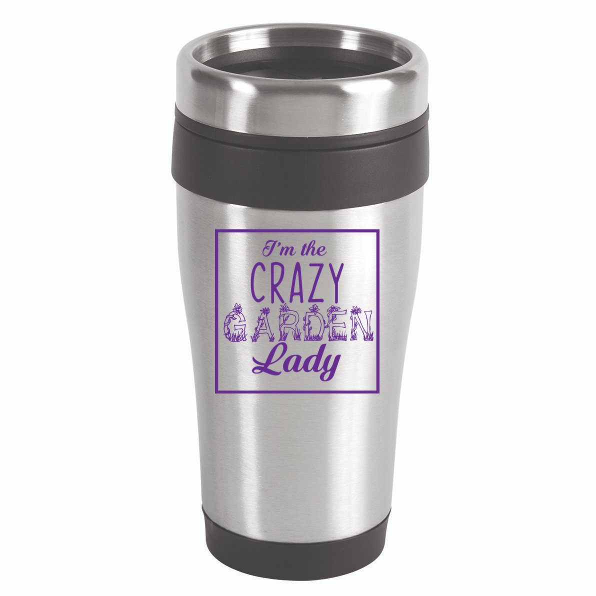 I'm The Crazy Garden Lady 16oz Travel Tumbler