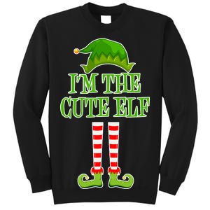 I'm The Cute Elf Matching Family Christmas Sweatshirt