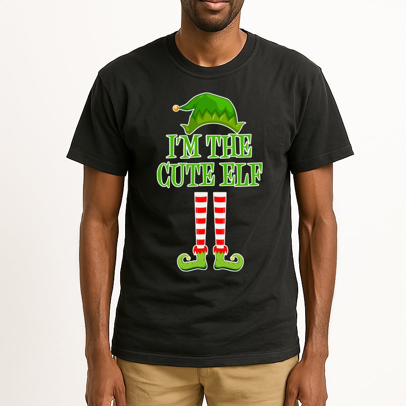 I'm The Cute Elf Matching Family Christmas Tall T-Shirt