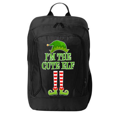 I'm The Cute Elf Matching Family Christmas City Backpack